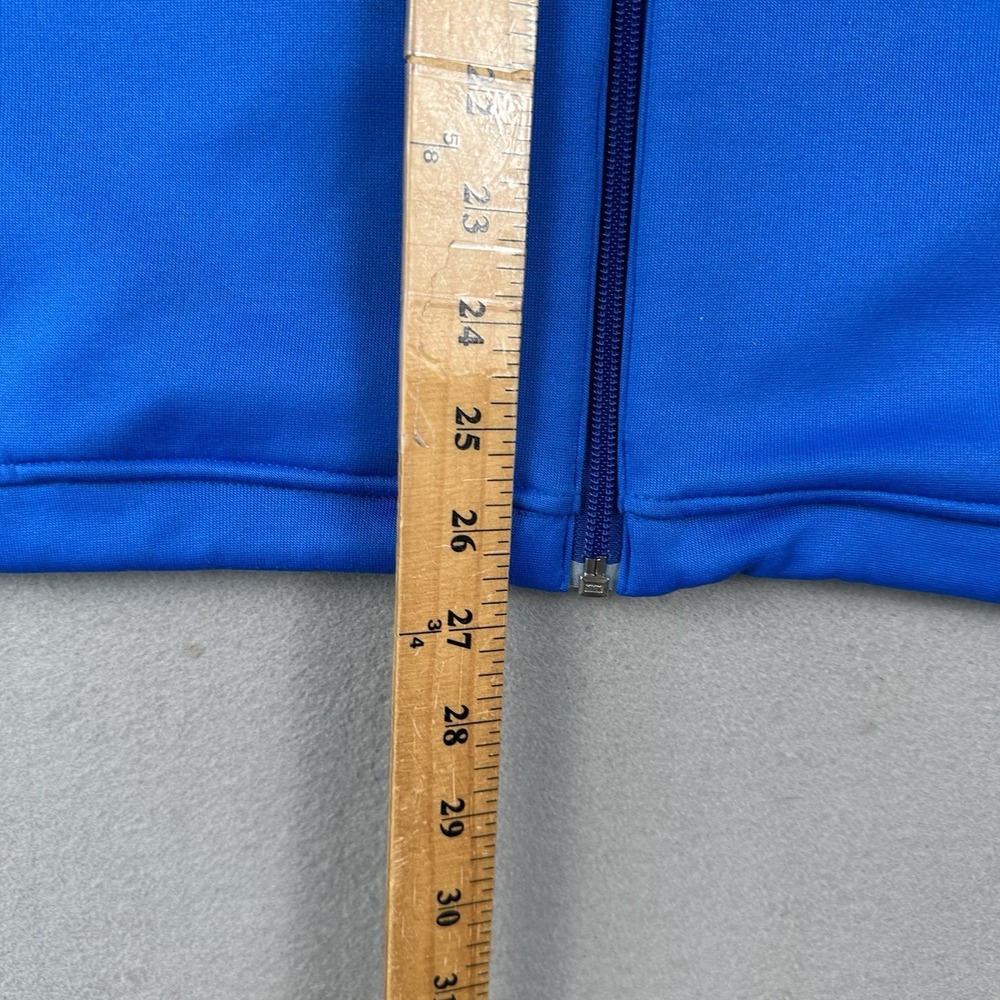 Vintage Y2K Adidas Italy Full Zip Jacket XL World Cup Warm Up Soccer Italia - Picture 12 of 16